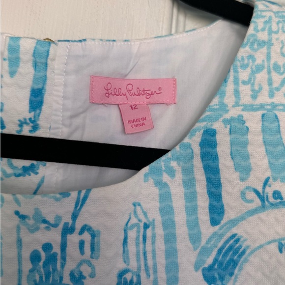 Lilly Pulitzer Blue and White Mini Skirt - Picture 8 of 14